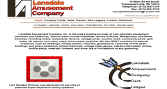 Desktop Screenshot of lansdaleamusement.com